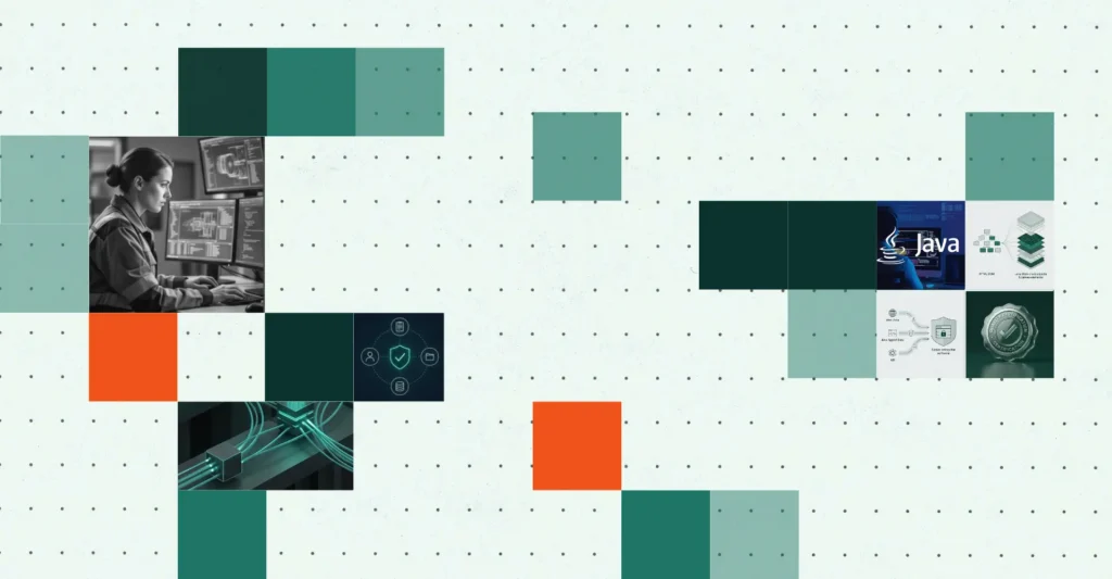 Illustration comparing PLM test automation and standard web testing, highlighting differences in handling web interfaces, Java thick clients, WebGL or canvas-rendered components, API validation, compliance workflows, and audit-ready test evidence generation.