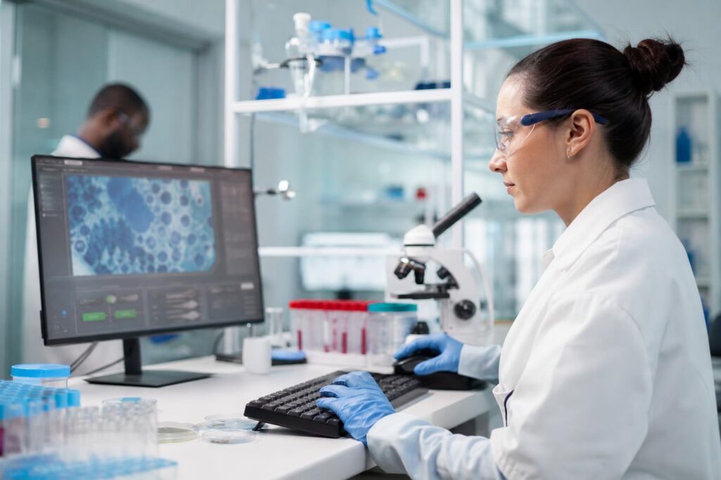 Cover image for a guide comparing the best Oracle Agile PLM test automation tools for pharmaceutical and biotech companies in 2026. The illustration highlights automated testing of Oracle Agile PLM workflows, product lifecycle processes, validation requirements, change management, and compliance-focused testing for regulated life sciences environments.